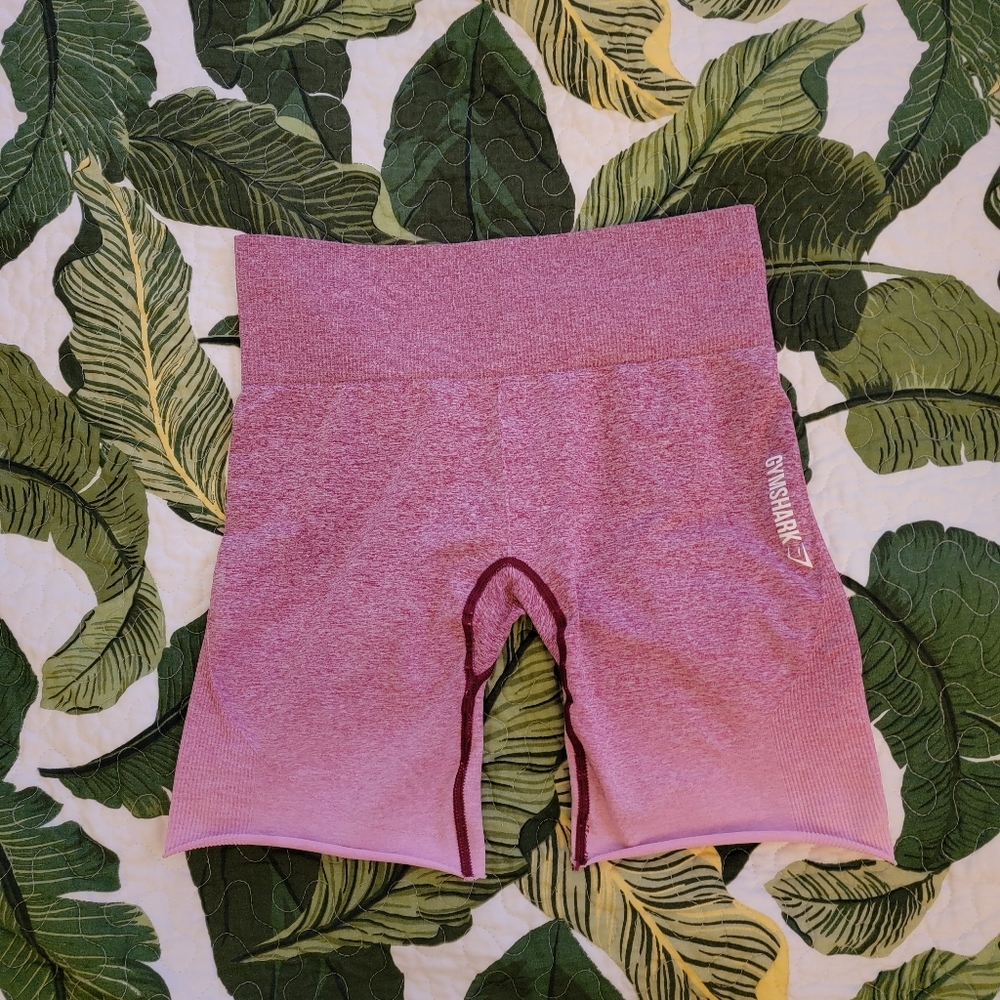 Ombre seamless biker shorts